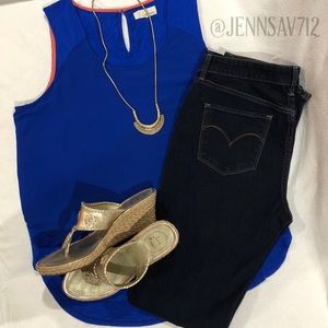Dept222 Sleeveless Layered Blouse
